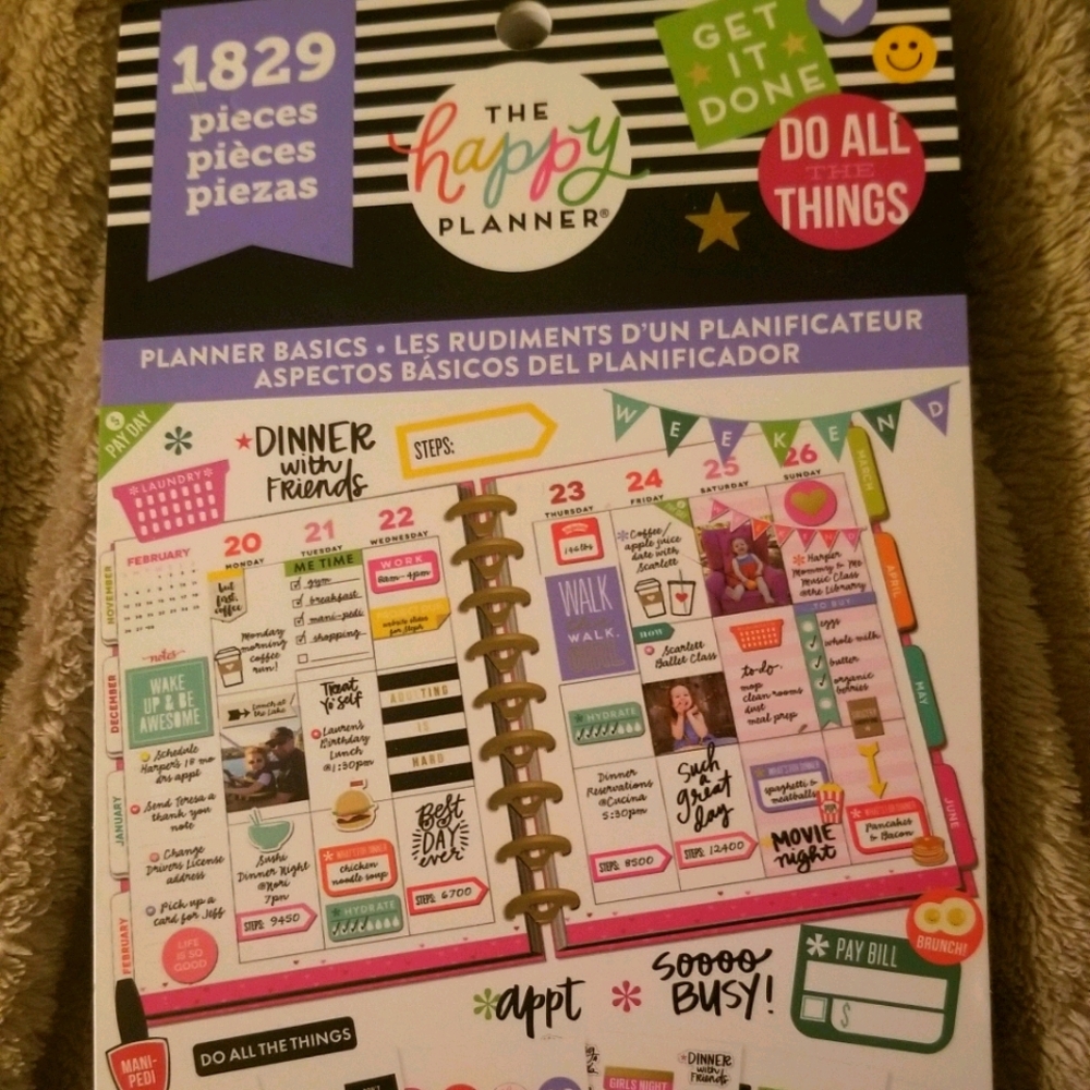The Happy Planner Planner Basics Sticker Book